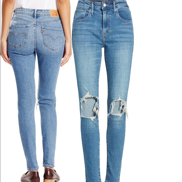 LEVIS ripped high waist jeans - Picture 2 of 3